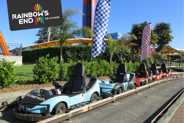 Rainbows End Scorpion Karts tagged